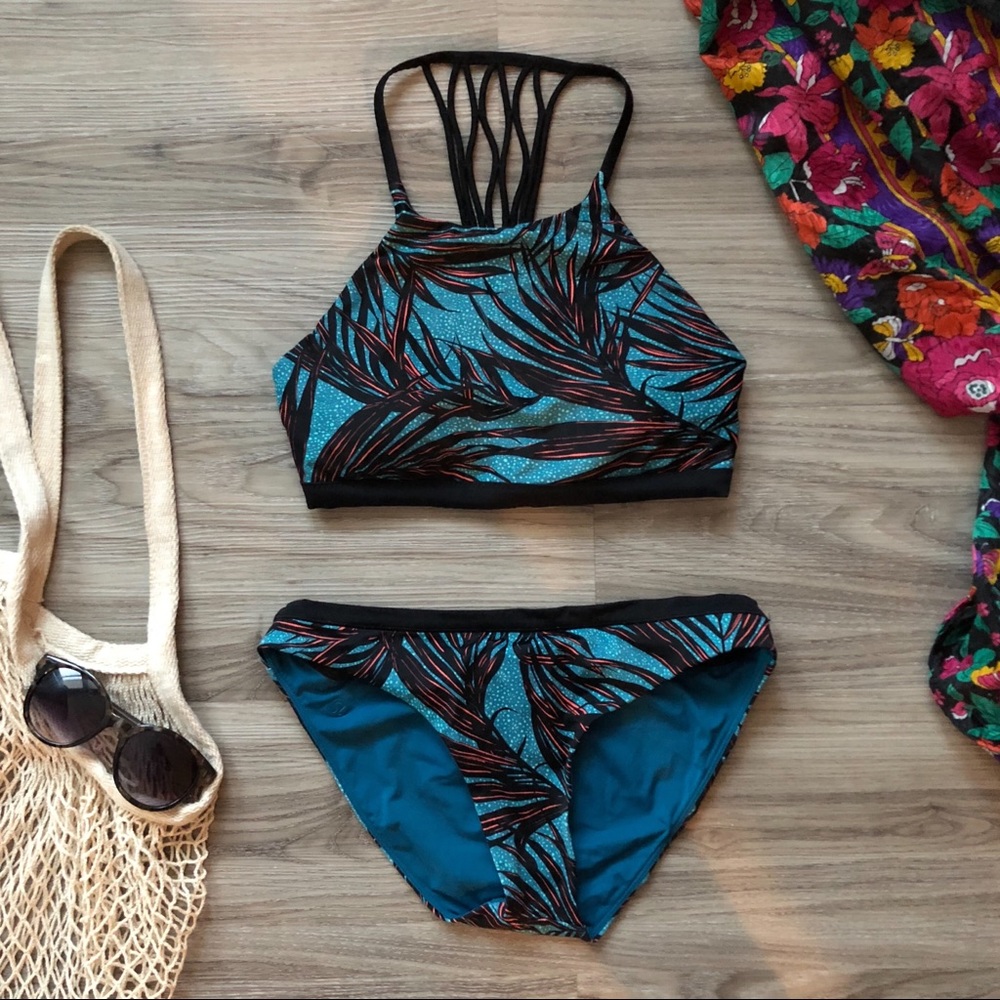 Lululemon High Neck Bikini Set